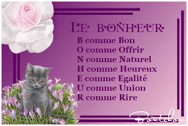 le bonheur